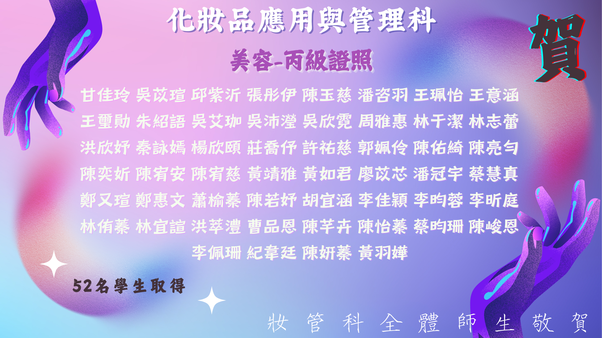 美容丙級證照